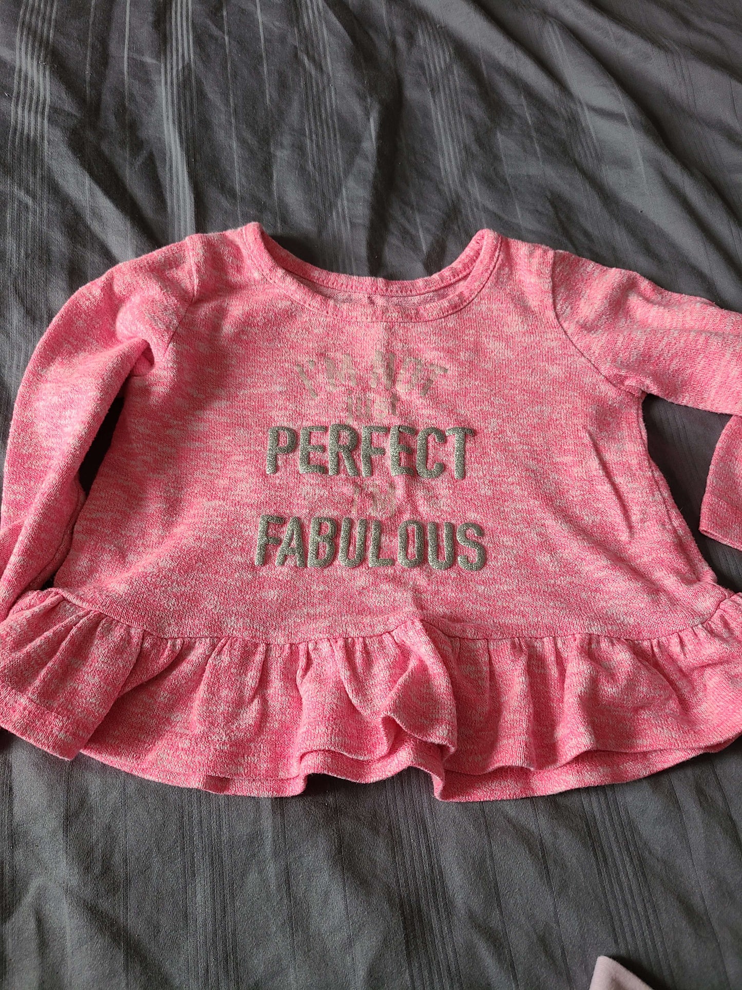 24 month pink long sleeve shirts 3 pcs, Kids 24 Month (18-24M)