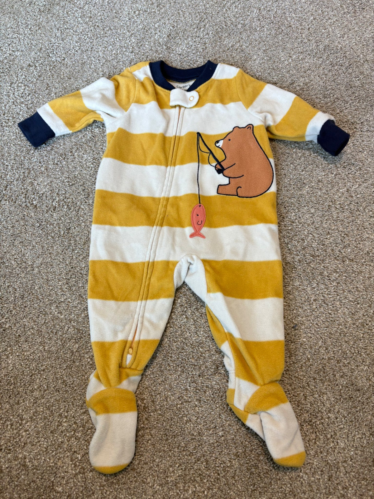 Fleece pajamas, Kids 6 Month (3-6M)
