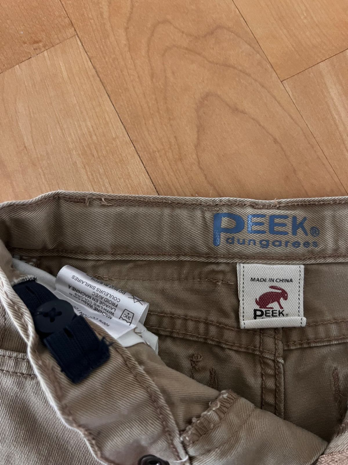 Peek Dungarees Khaki Pants XL/ 18-24 months , Kids 24 Month (18-24M)