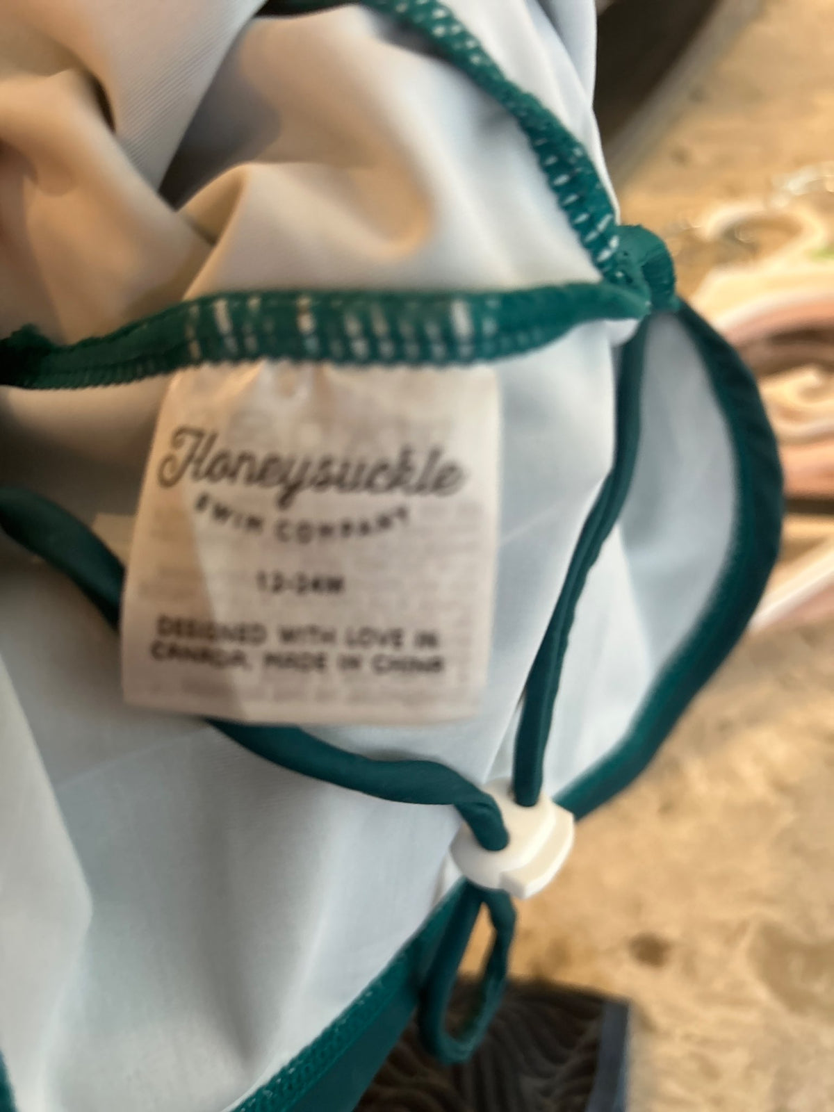 Honeysuckle Swim hat, Kids 18 Month (12-18M)
