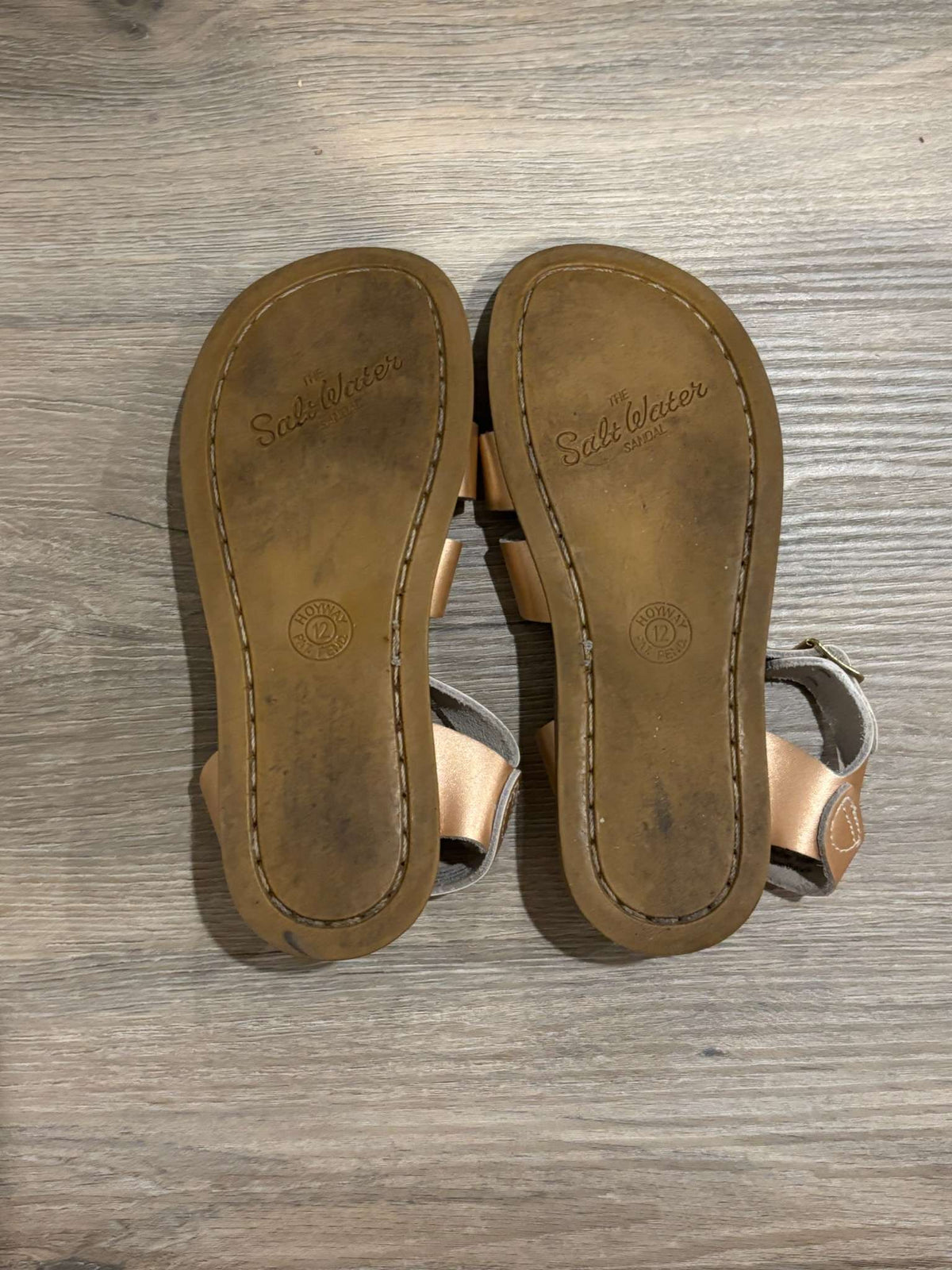 Salt Water Original Sandals Rose Gold Size 12, Shoes 12 (Toddler:2-4yr)