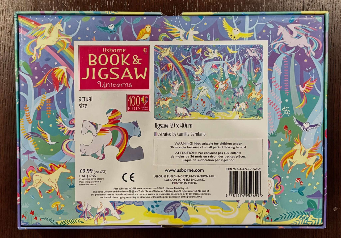 Usborne Unicorn Puzzle 100 Pieces