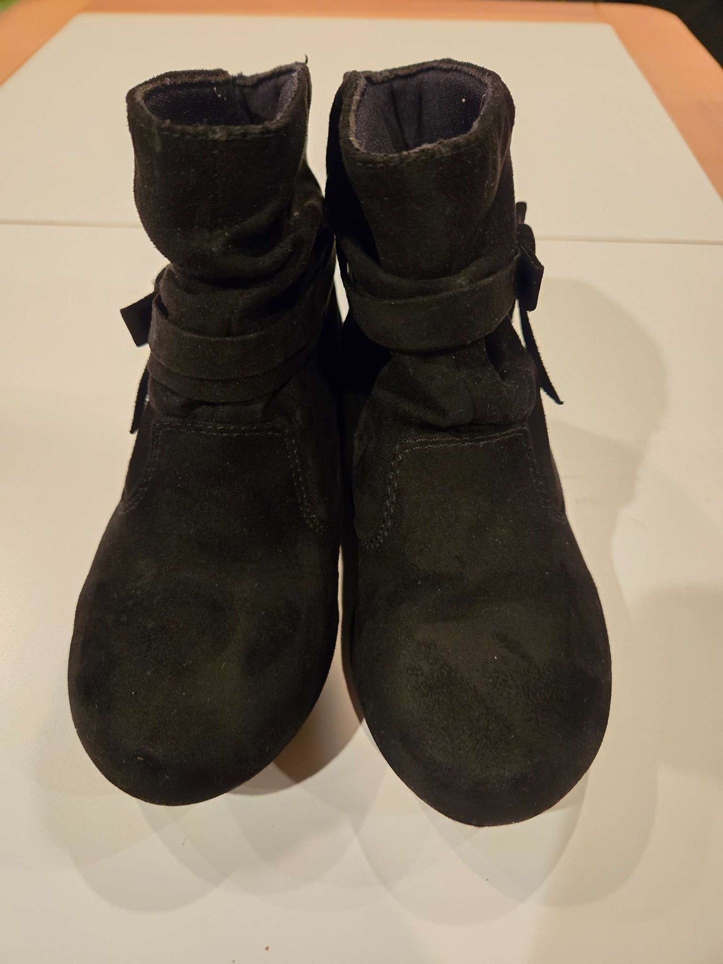 George Size 8 Black Booties, Shoes 8 (Toddler:2-4yr)