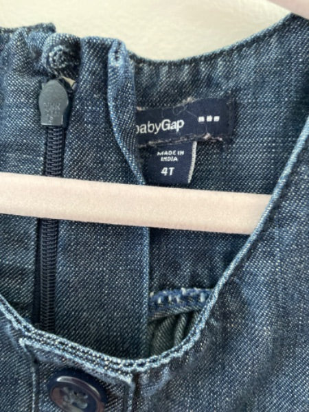 Gap Denim Ruffle Dress (4T), Kids 4/4T