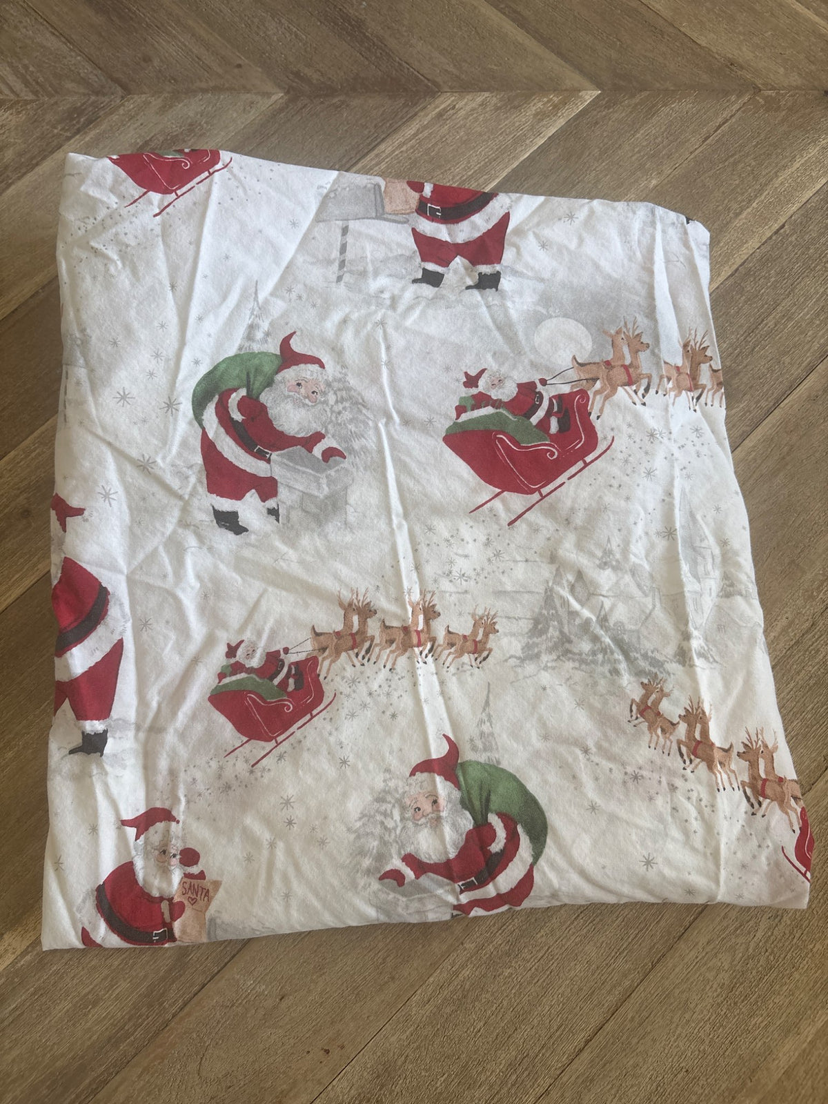 Pottery Barn Kids Holiday Crib Sheet