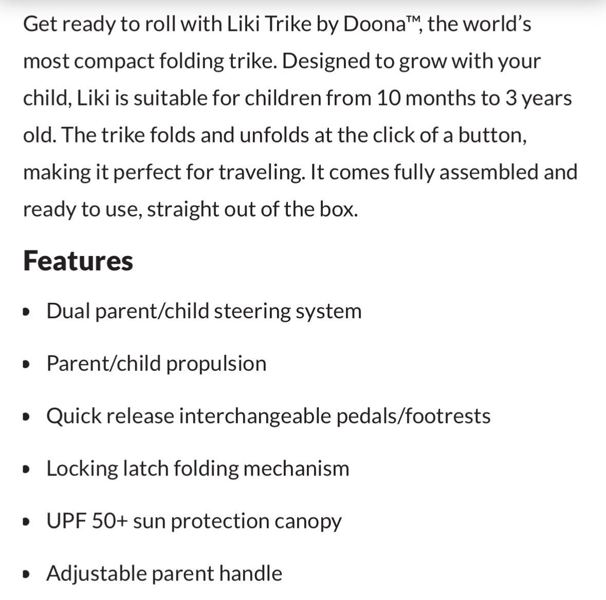 Doona Liki Trike
