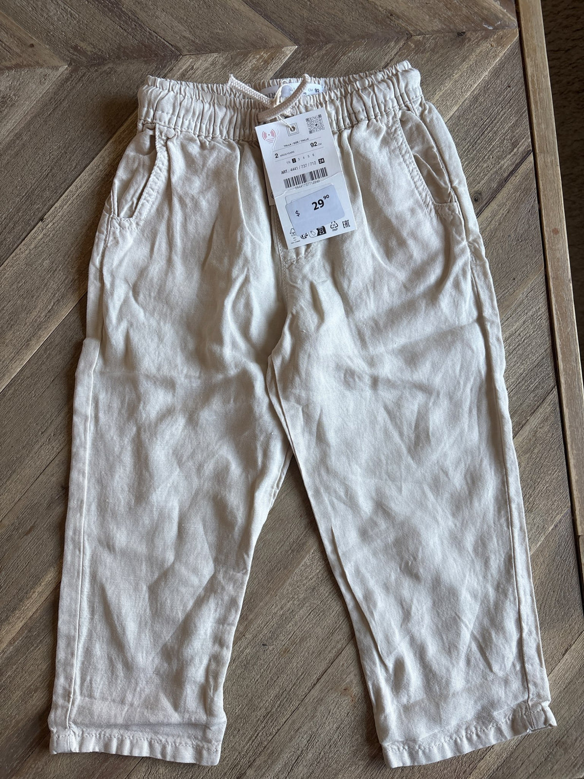 Zara Linen Pants 2T , Kids 2T