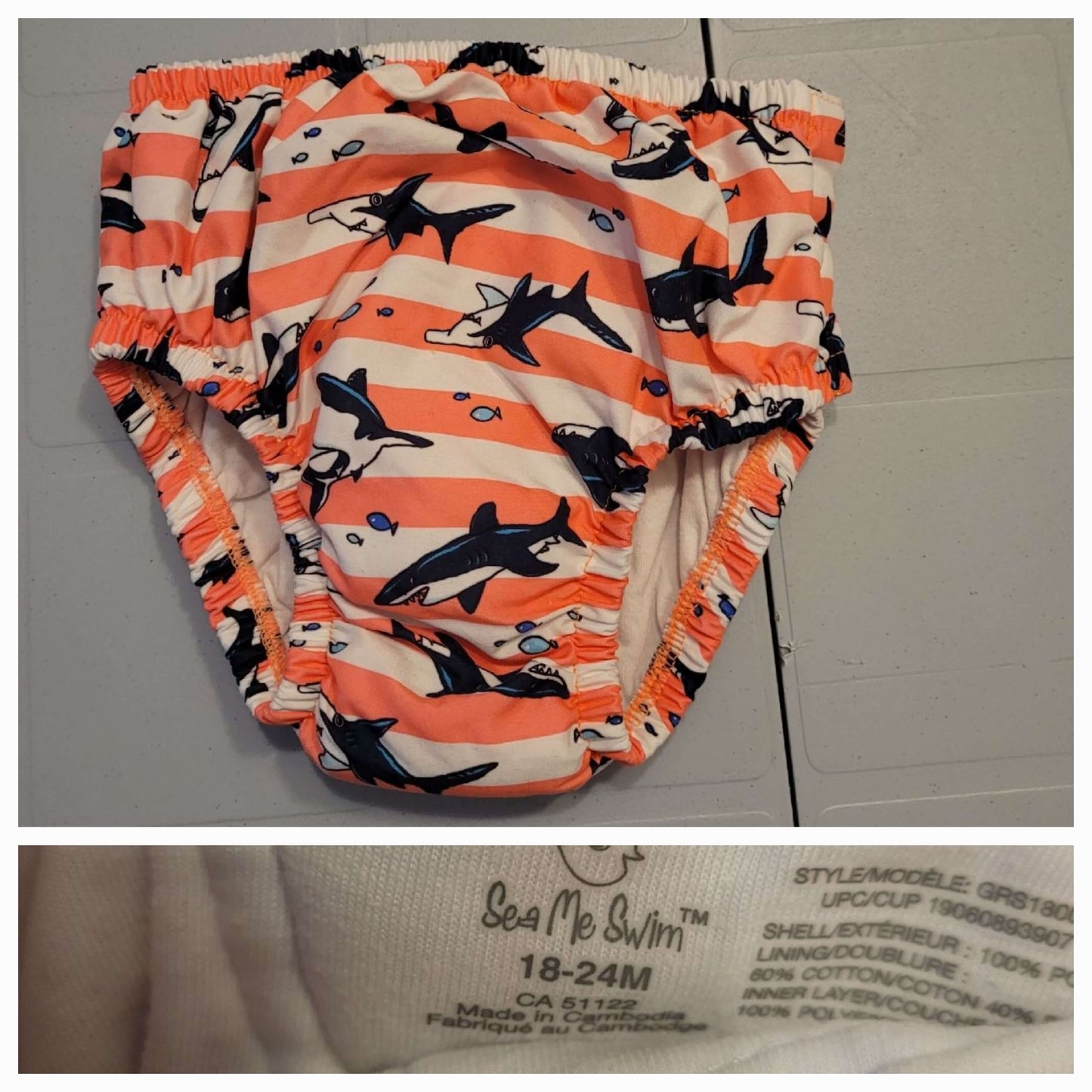 2 pieces Swimming gear, Kids 24 Month (18-24M)
