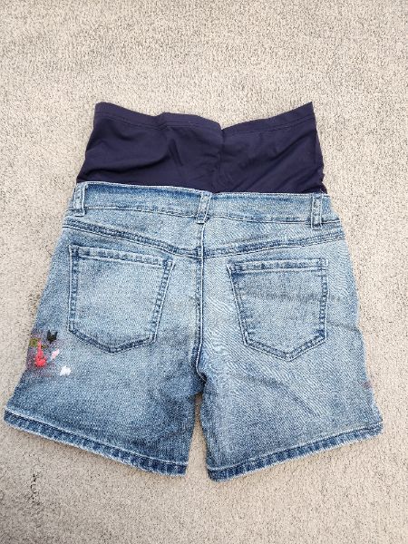 Thyme Maternity denim Shorts, XS, Maternity XS (0-2)