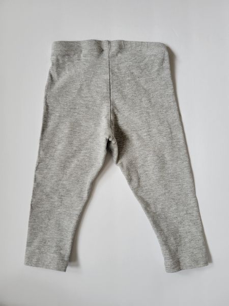 H&M, grey leggings, like new, 9-12 months, like new, Kids 12 Month (9-12M)