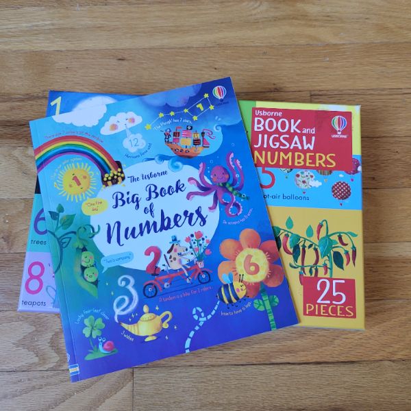 Usborn Book & Jigsaw Puzzle - Numbers