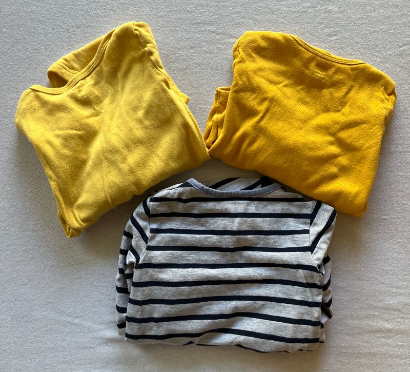 Long Sleeve Onesie Bundle (3), 12-18 months, Kids 18 Month (12-18M)