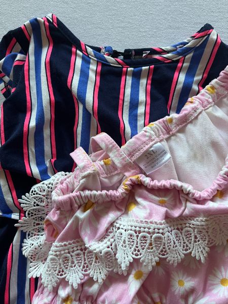 Two Rompers, size 6, unknown brands, Kids 6/6X