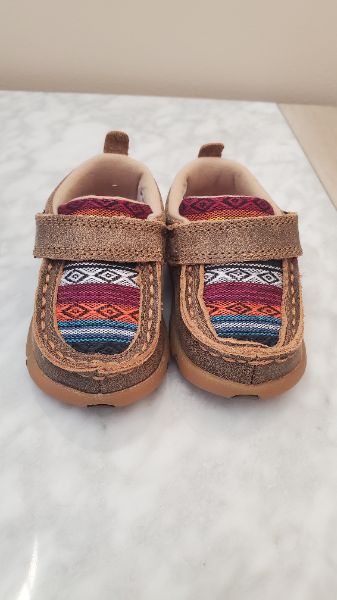 Twisted X Bomber Serape Driving Moccasins, Size 3 (12 - 18 Months) MSRP $75 CND, Shoes 3 (Baby: 0-12 mth)