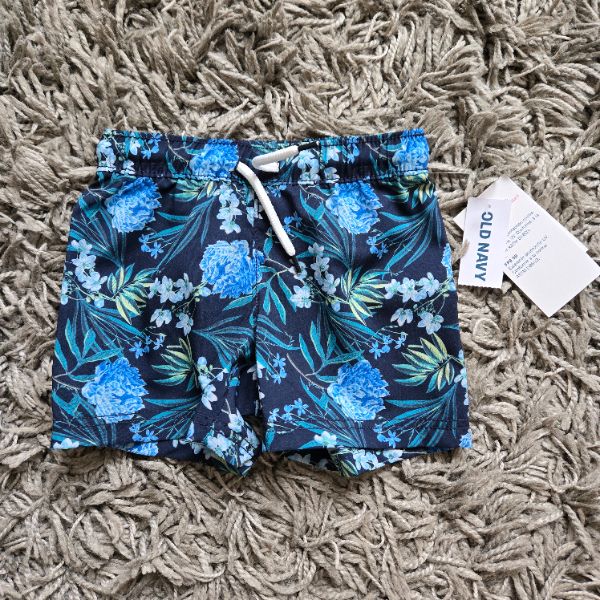 UPF50 UV Protection Regular / Swim Shorts 6-12M Floral Hawaiian Pattern NWT, Kids 12 Month (9-12M)