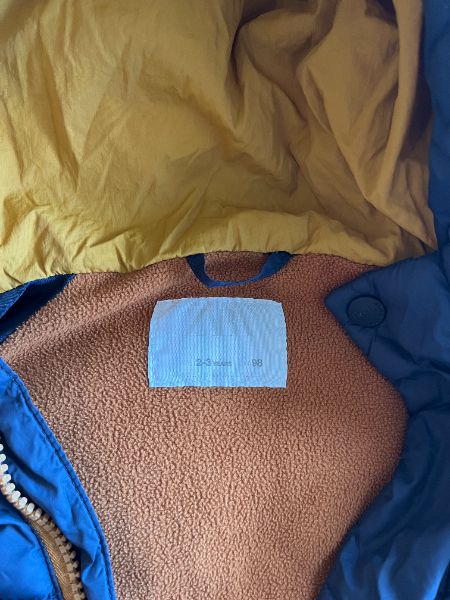 Zara Winter Jacket, 2-3 years, Blue Down, Kids 3T