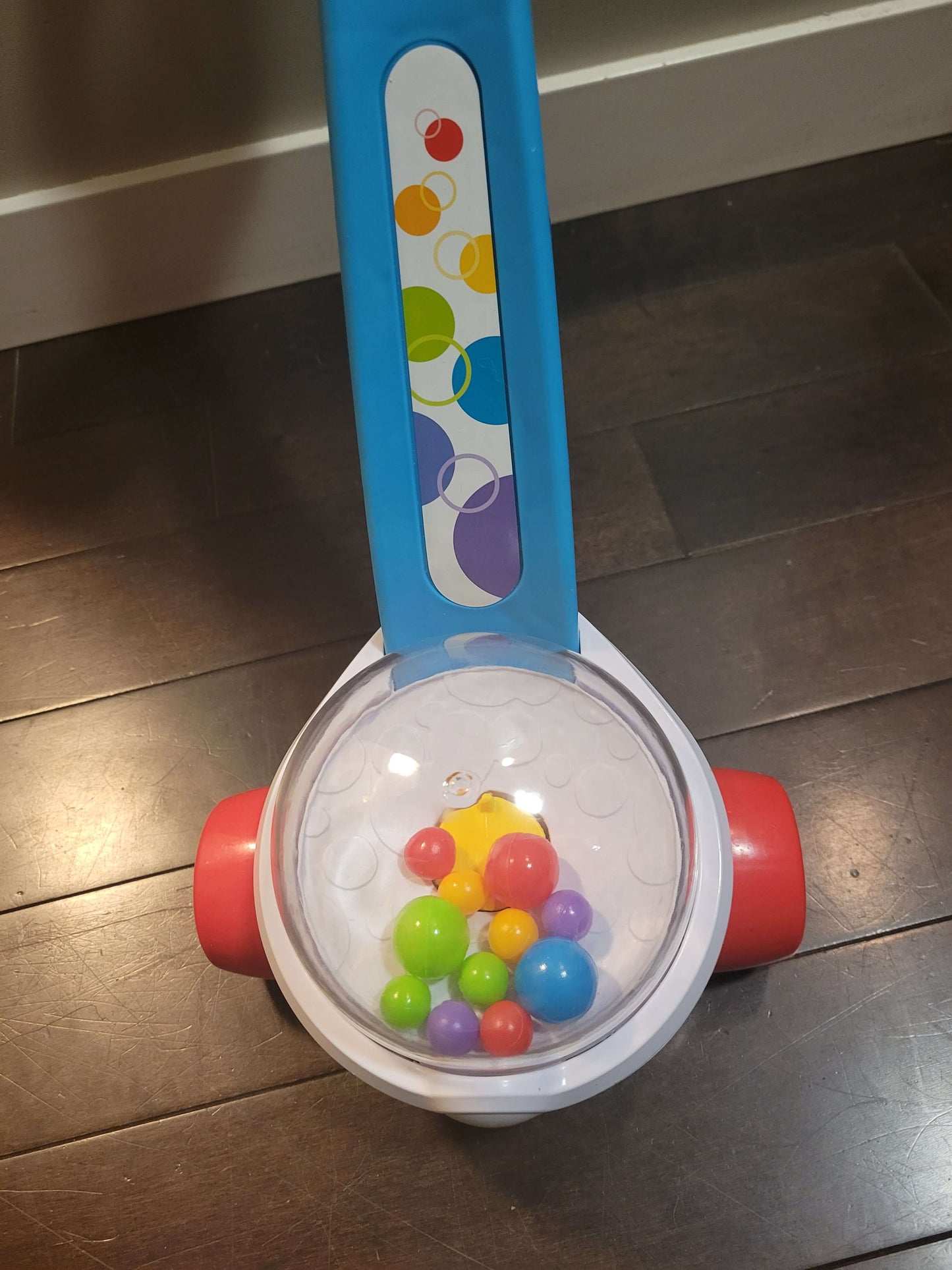 Corn popper push toy
