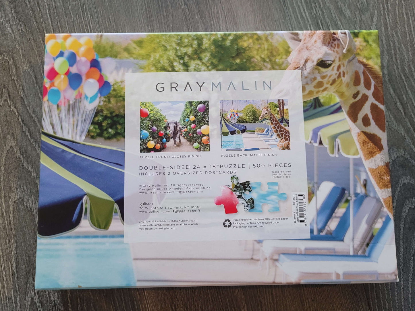 Gray Malin Double Sided Puzzle