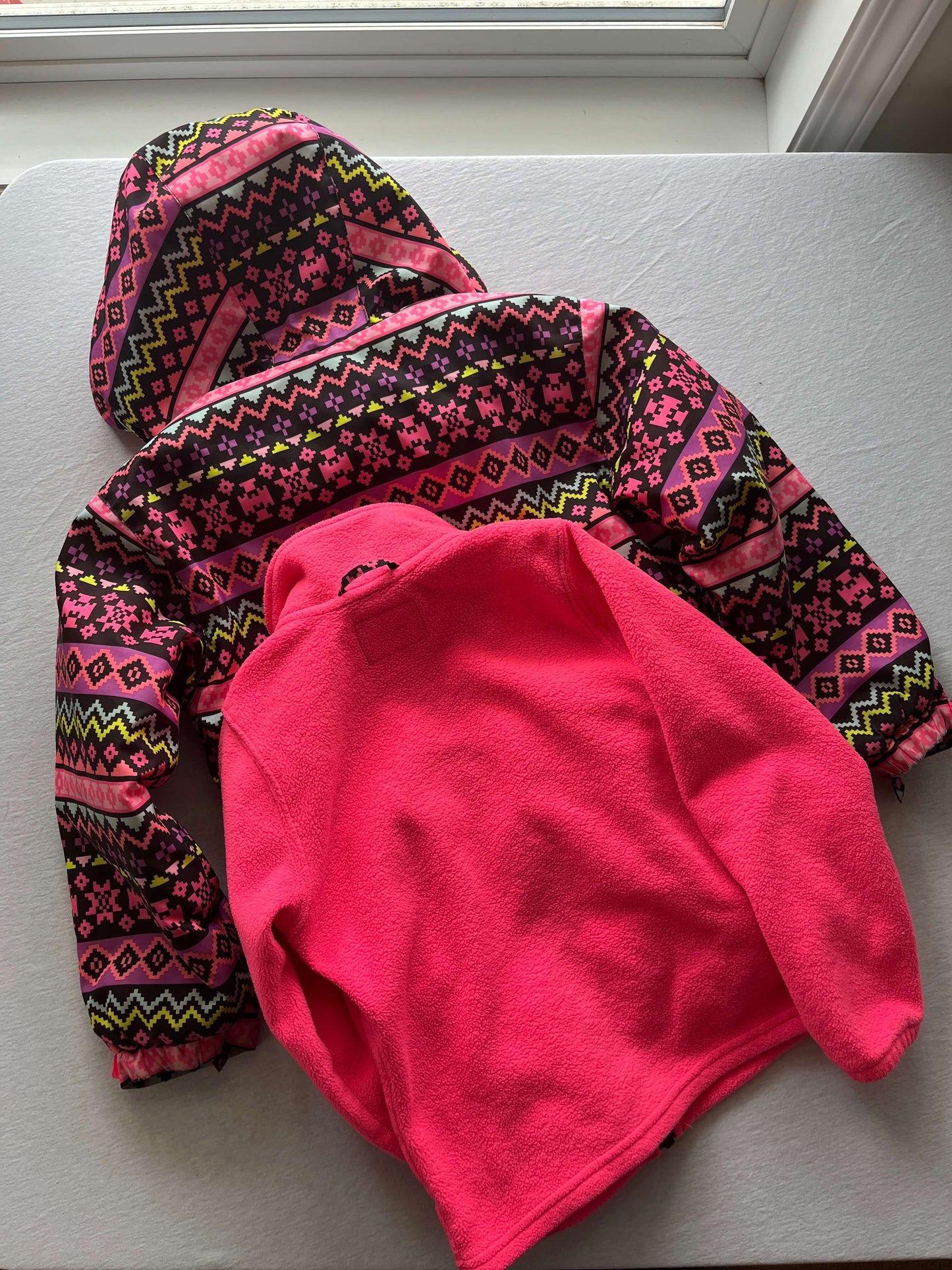 Children's Place WInter Jacket with zip in fleece, size 5/6, Kids 5/5T (extra small)