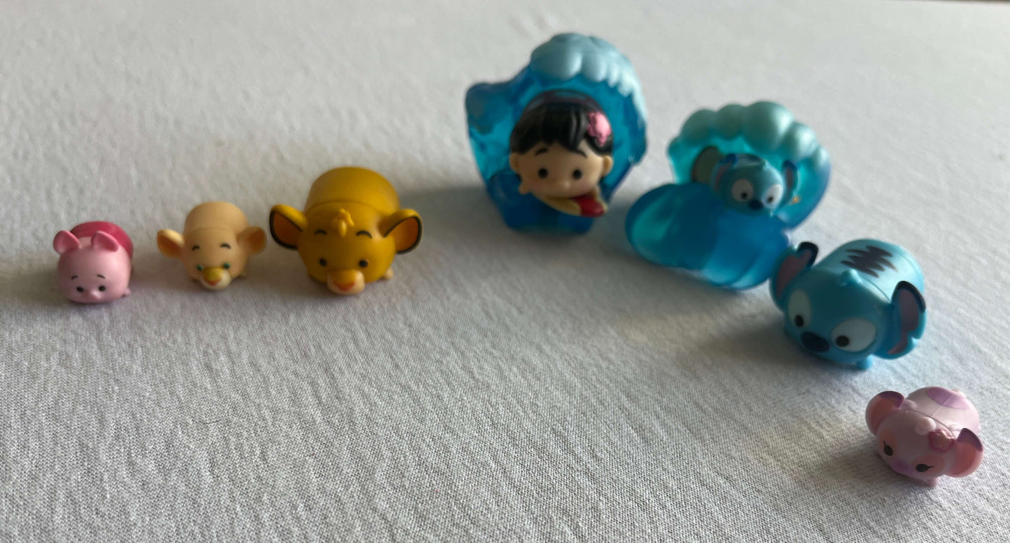 Tsum Tsum Figurine Bundle; Lilo/Stitch, Lion King & Piglet