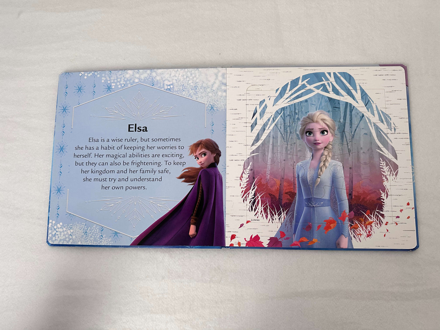 Frozen II five puzzle book