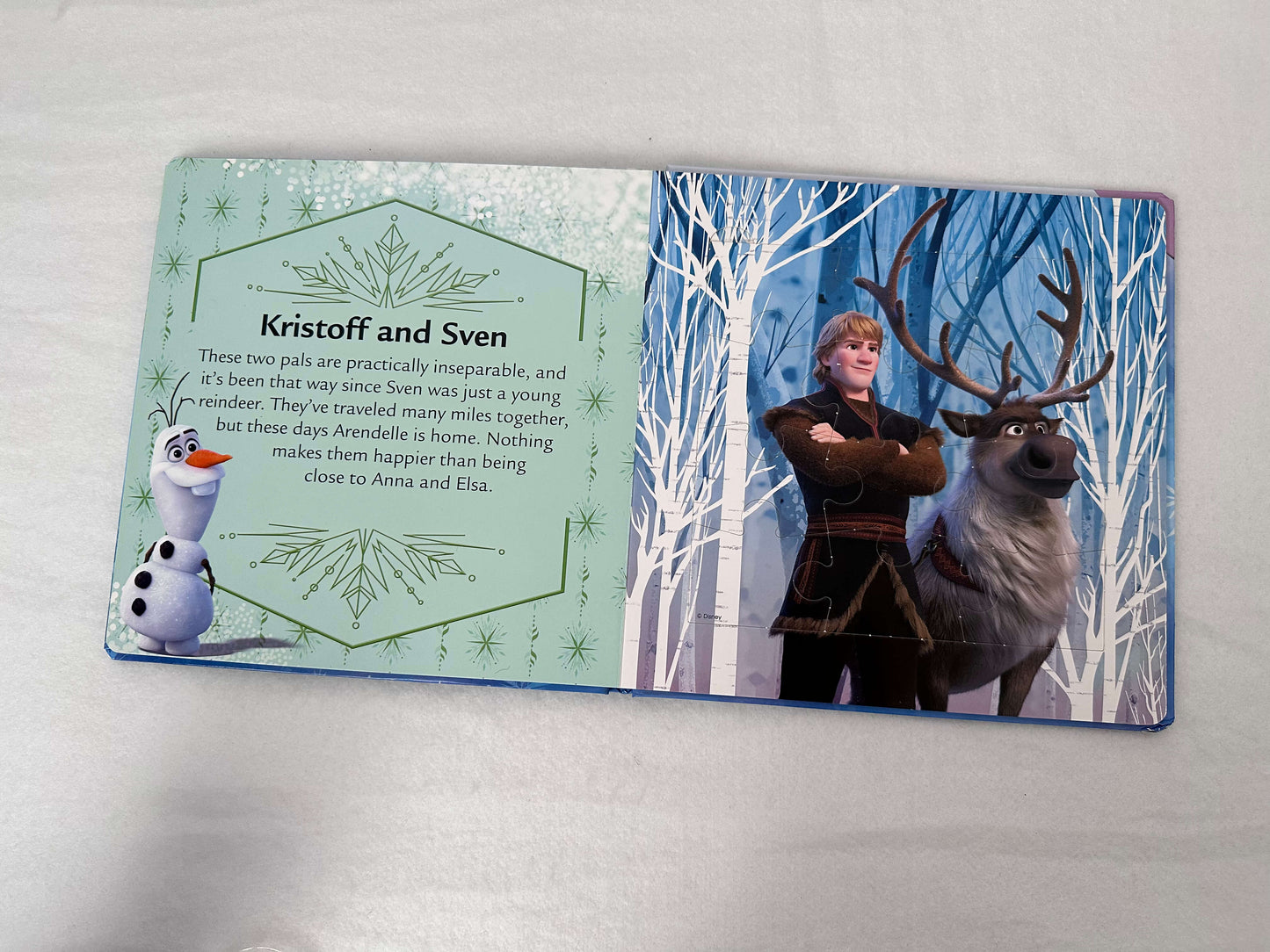 Frozen II five puzzle book