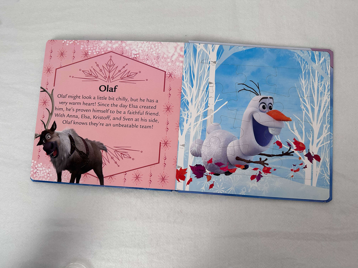 Frozen II five puzzle book