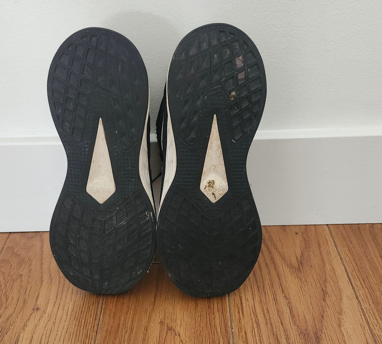 Adidas Black and White Runners, Shoes 13 (Kids:4-8yr)