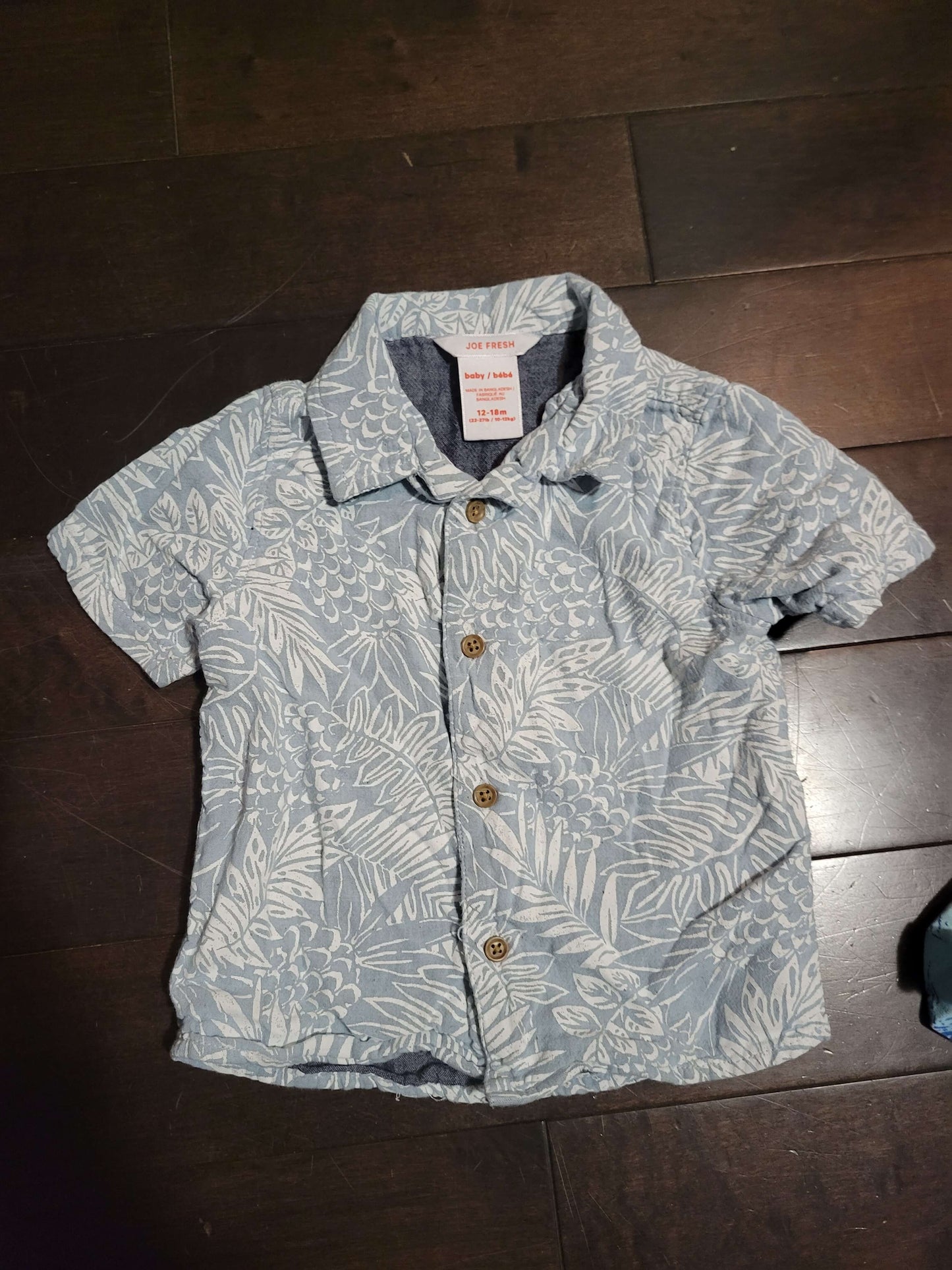 2 Hawaiian collard shirts, 12-18M, Kids 18 Month (12-18M)