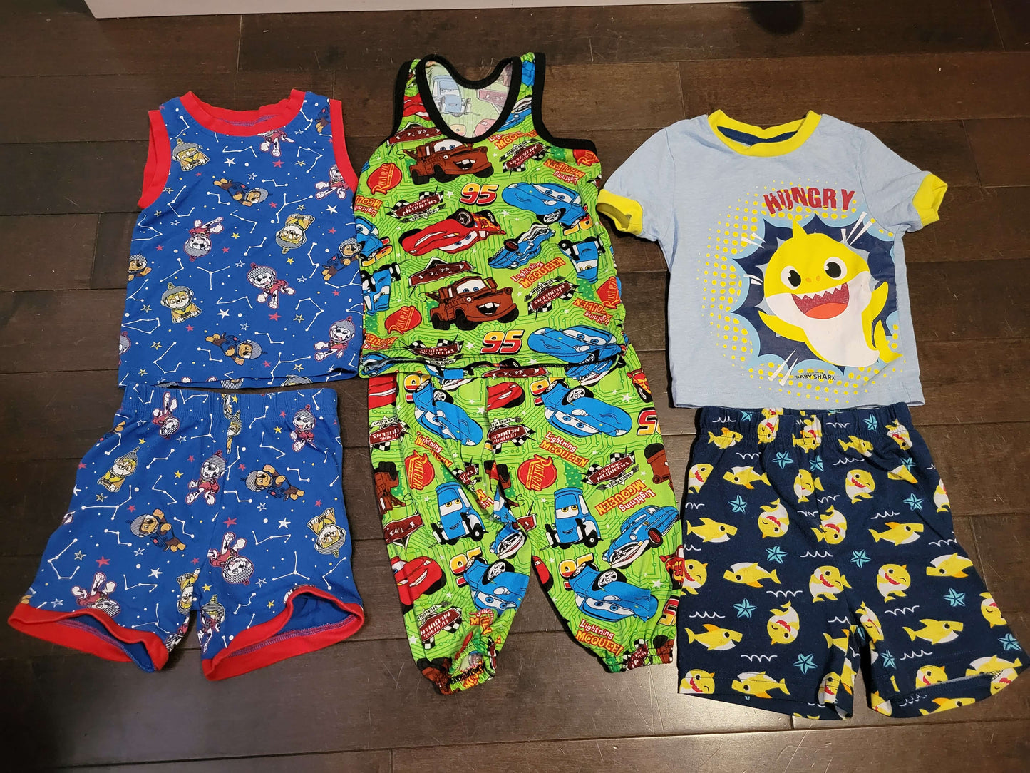 3 Pairs of Pj's, 2T, Kids 2T
