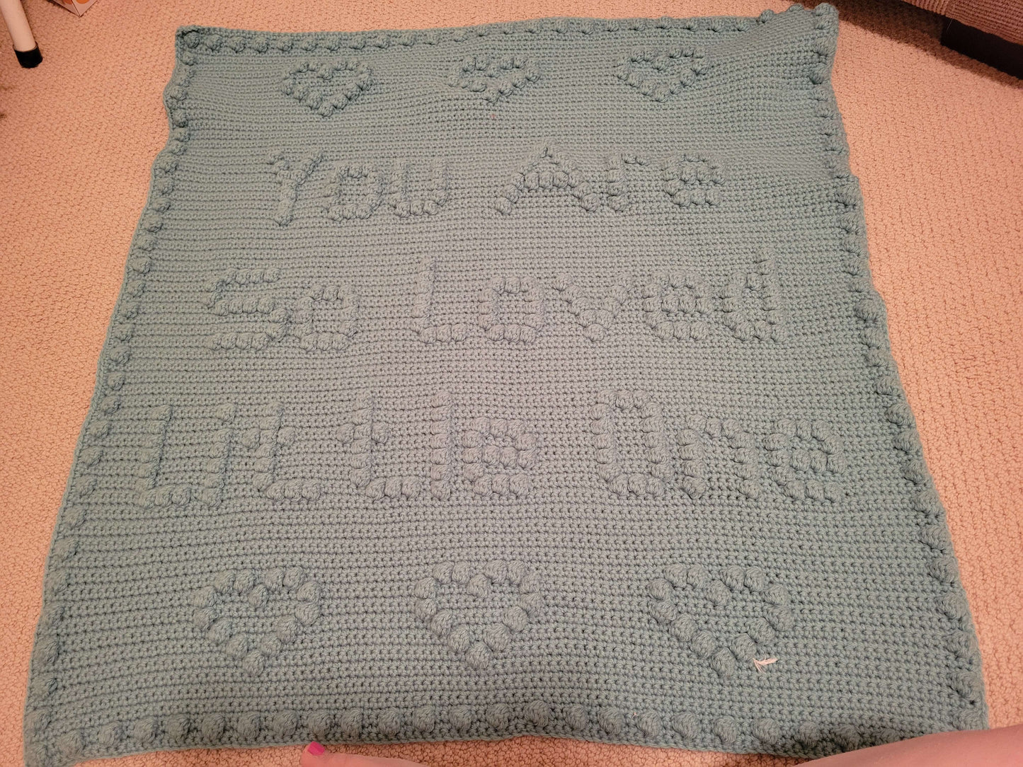 Baby blanket knit