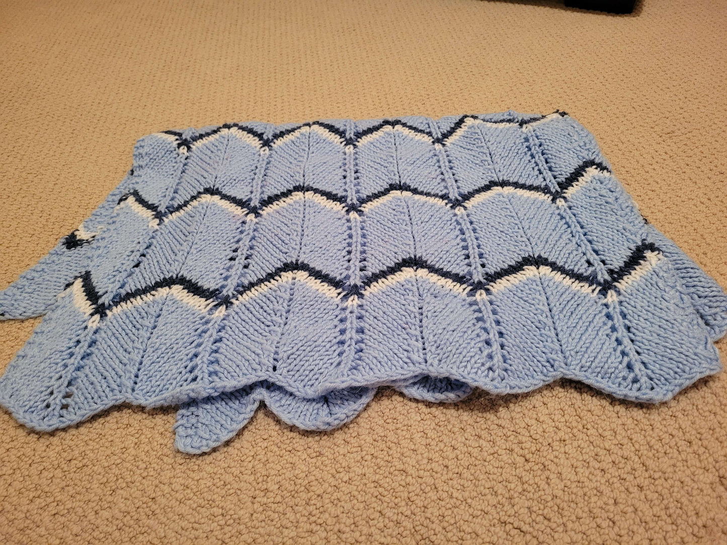 Knit blanket