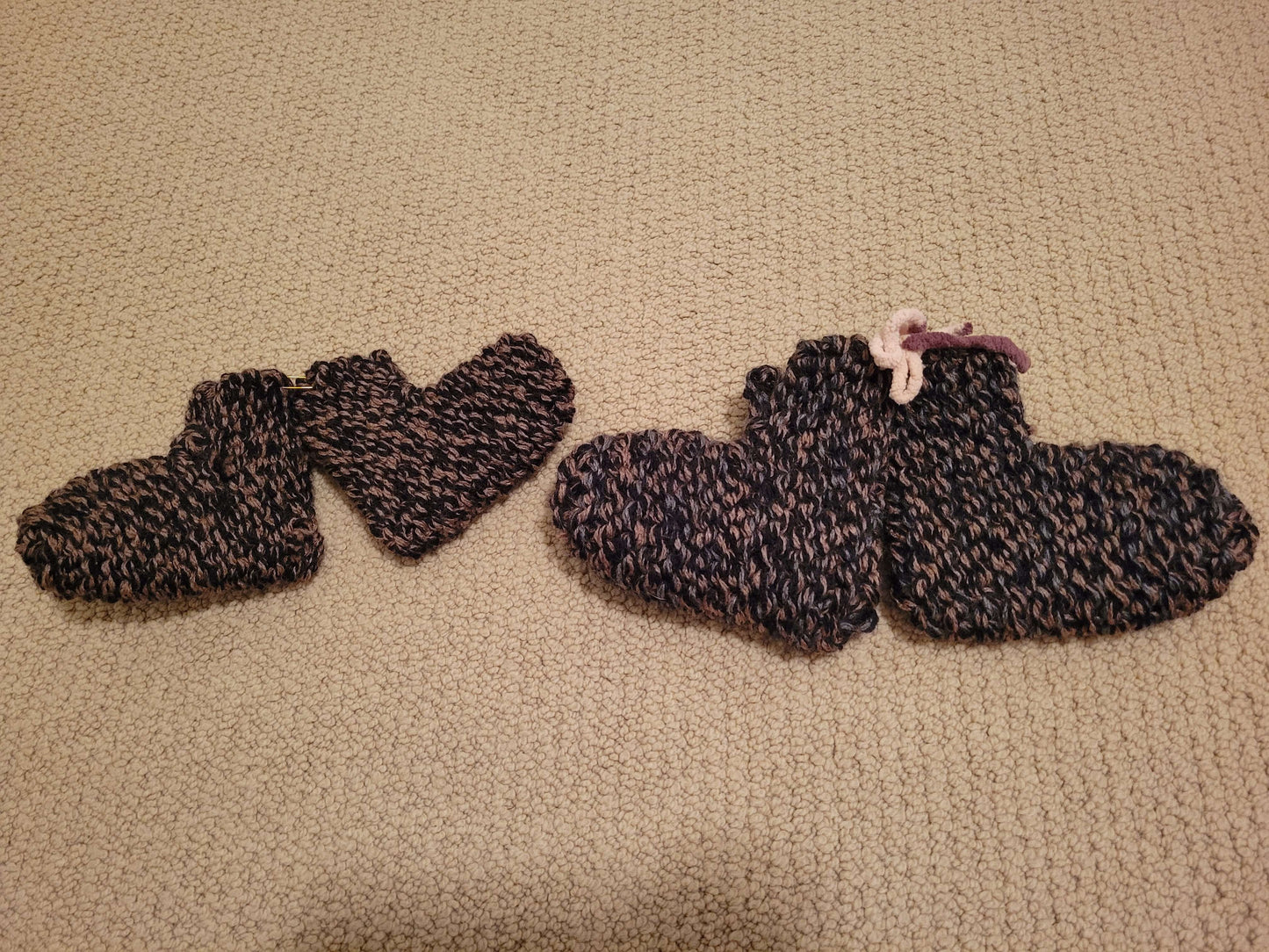 Knitted slipper, Shoes 0 (Baby: 0-12 mth)