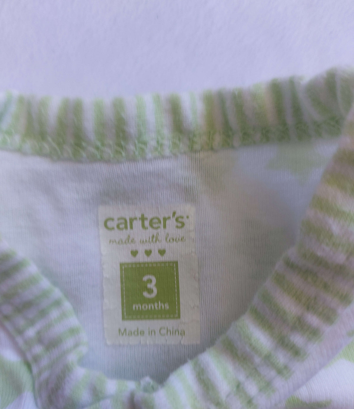 Set of long sleeve tshirt and pants (Carter's) - size 3 months, Kids 3 Month (0-3M)
