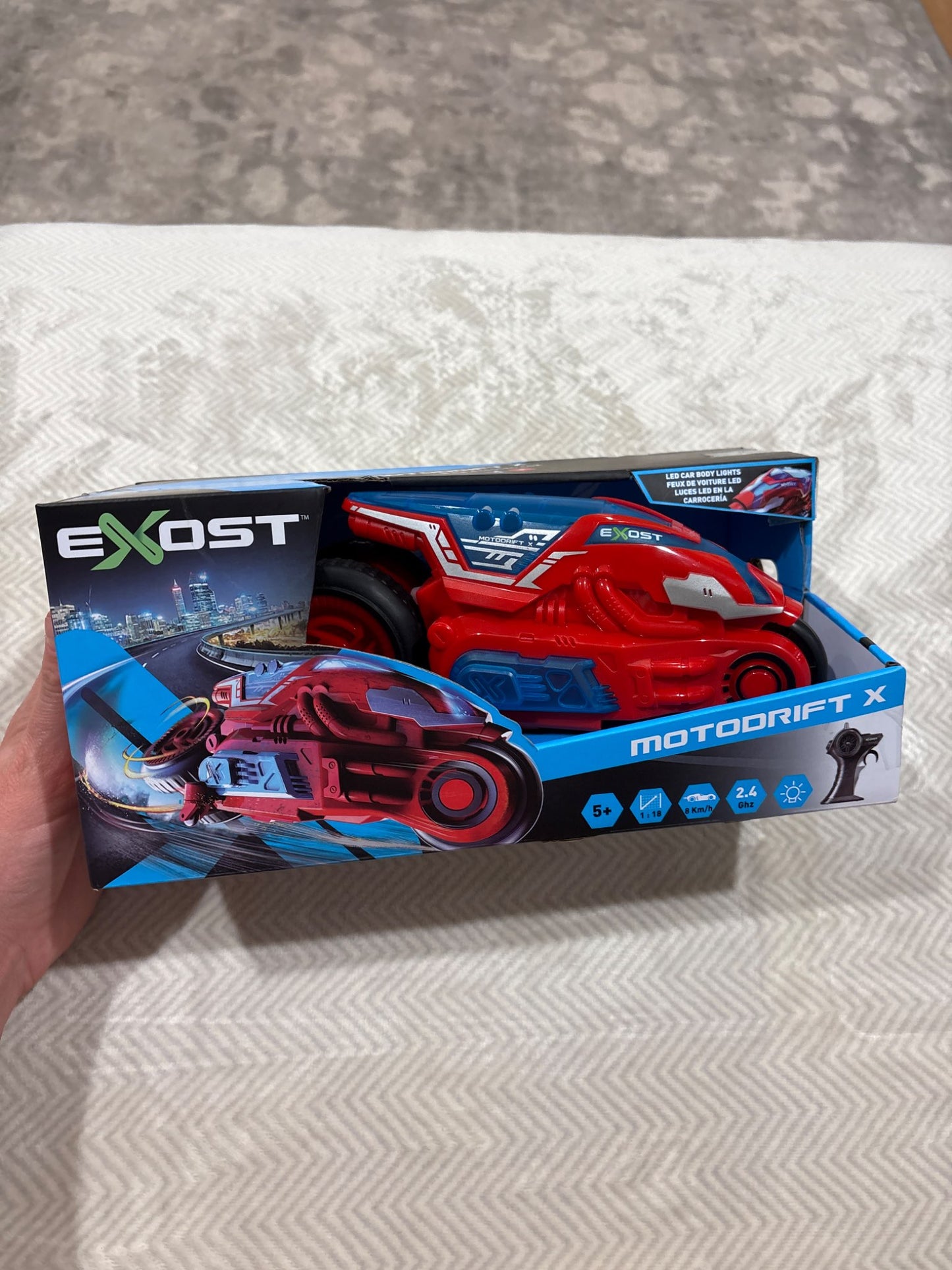 New in box. Remote control motorcycle.
