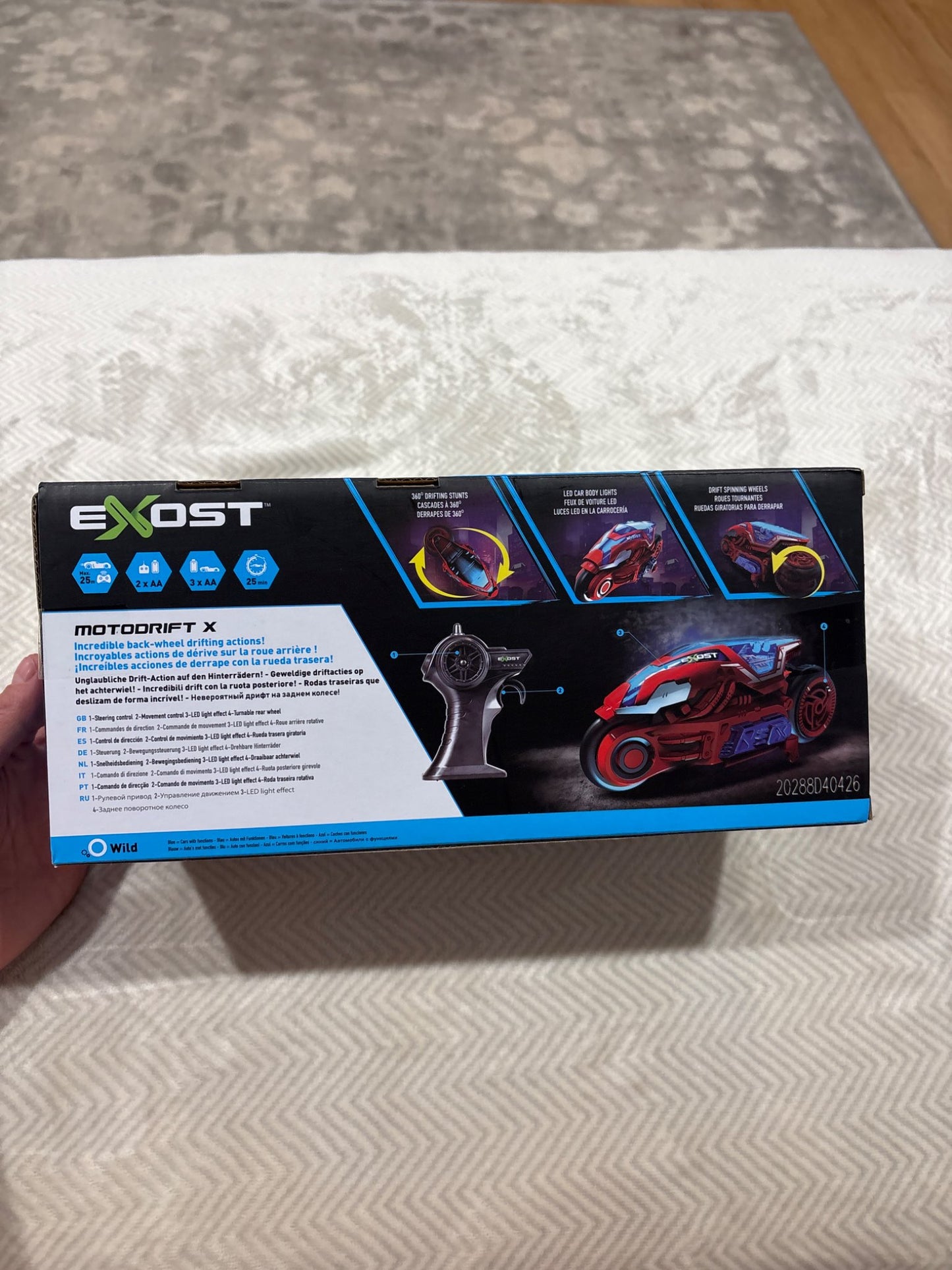 New in box. Remote control motorcycle.