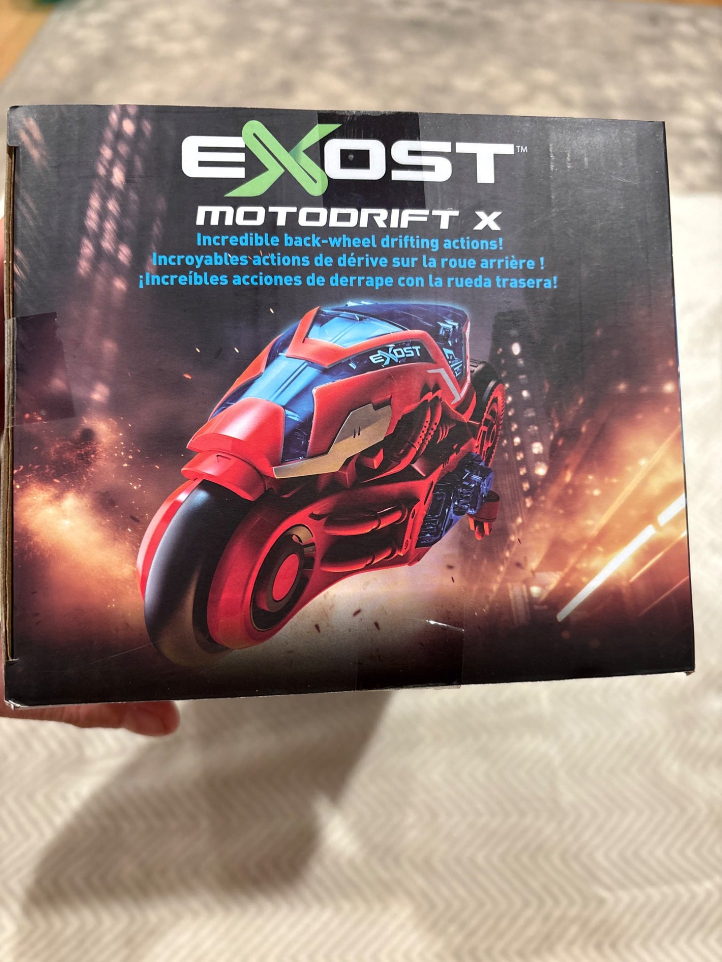 New in box. Remote control motorcycle.