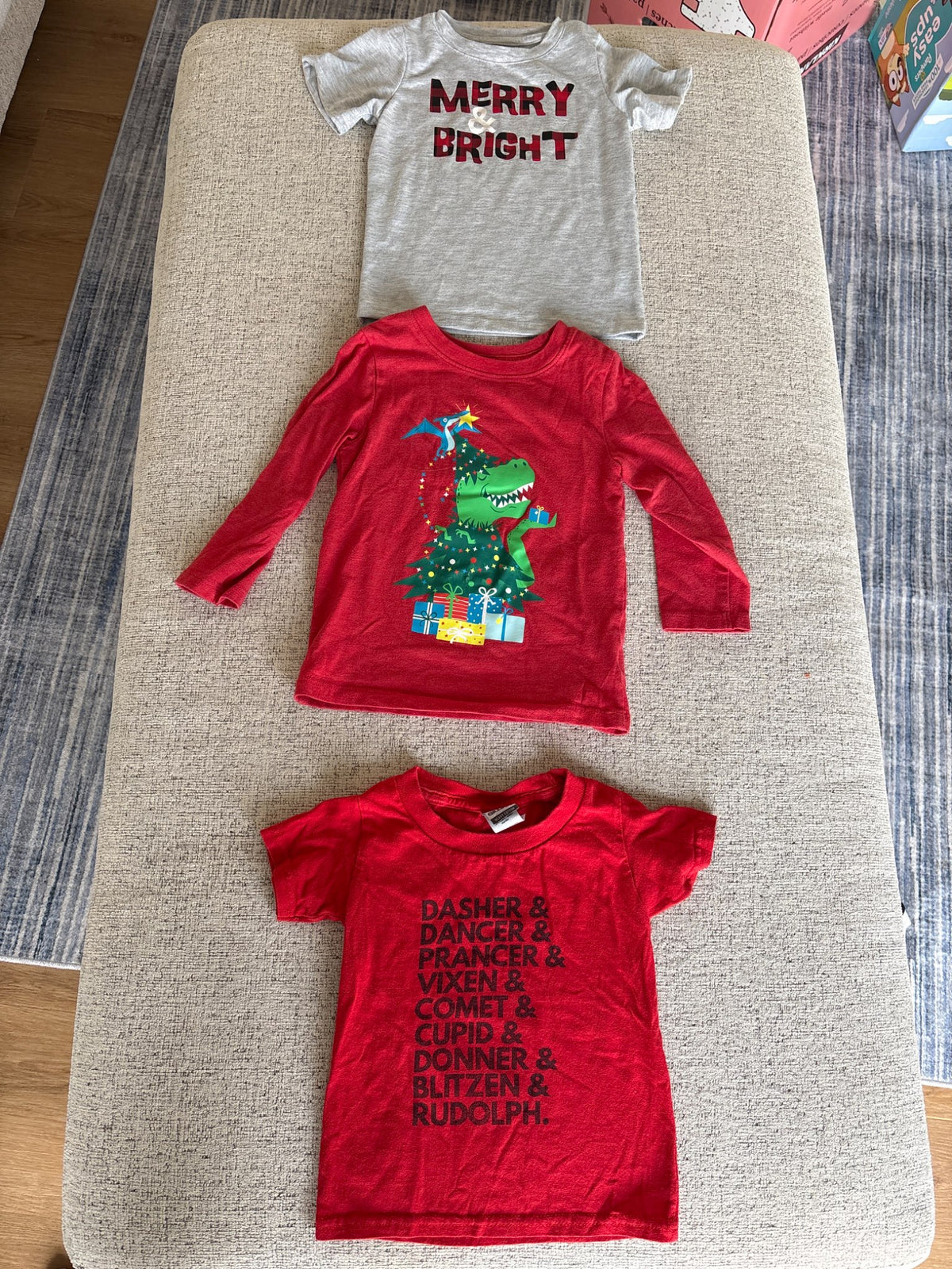 2T Set of 3 Christmas shirts , Kids 2T