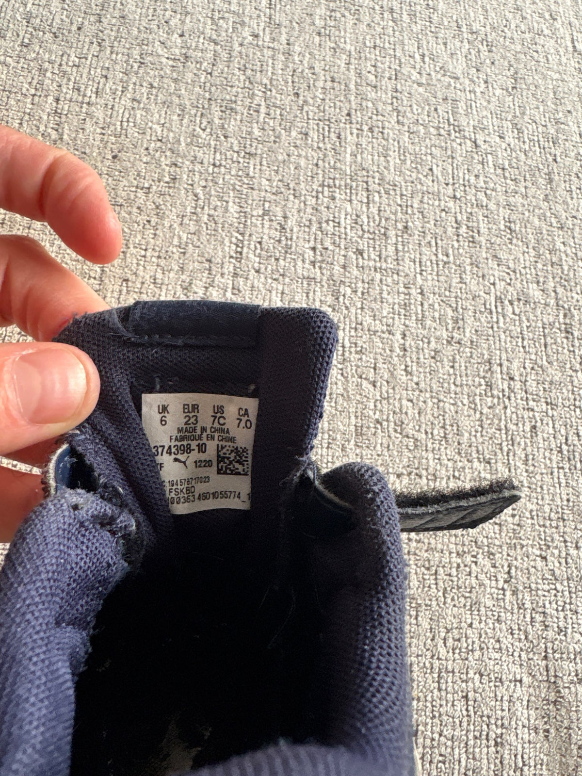 7T pull on puma shoes, Shoes 7 (Walkers:12-24 mth)