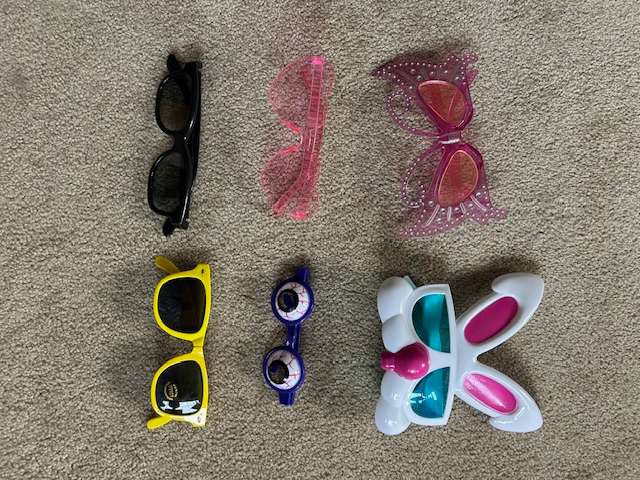 Fun assorted Novelty Costume Sunglasses