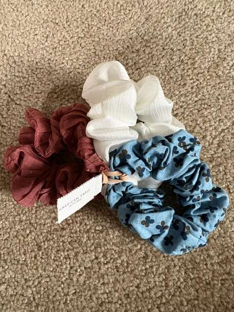 NEW American Eagle Hair Scrunchies - 3 Pack