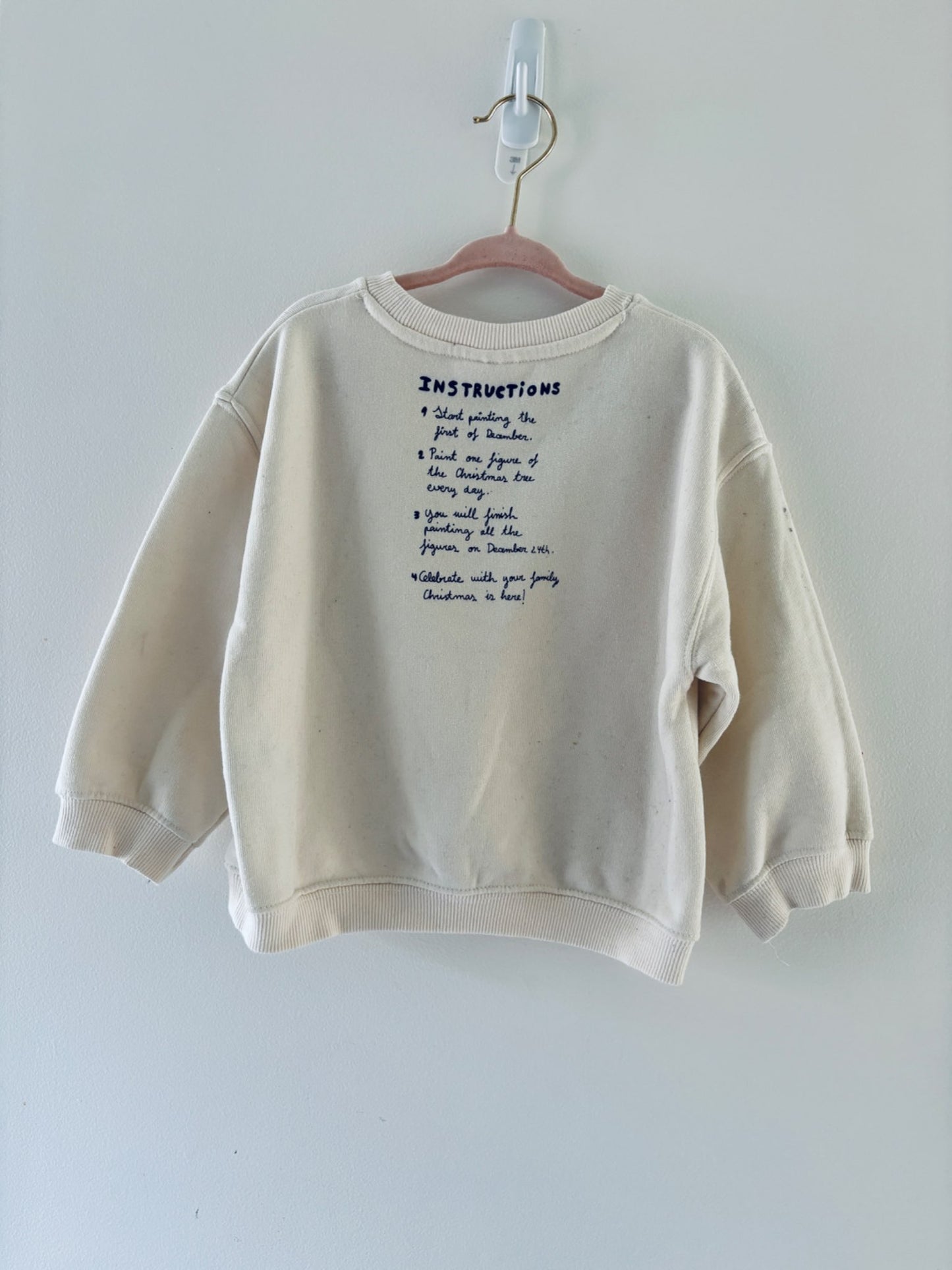 Christmas Advent Sweatshirt , Kids 2T