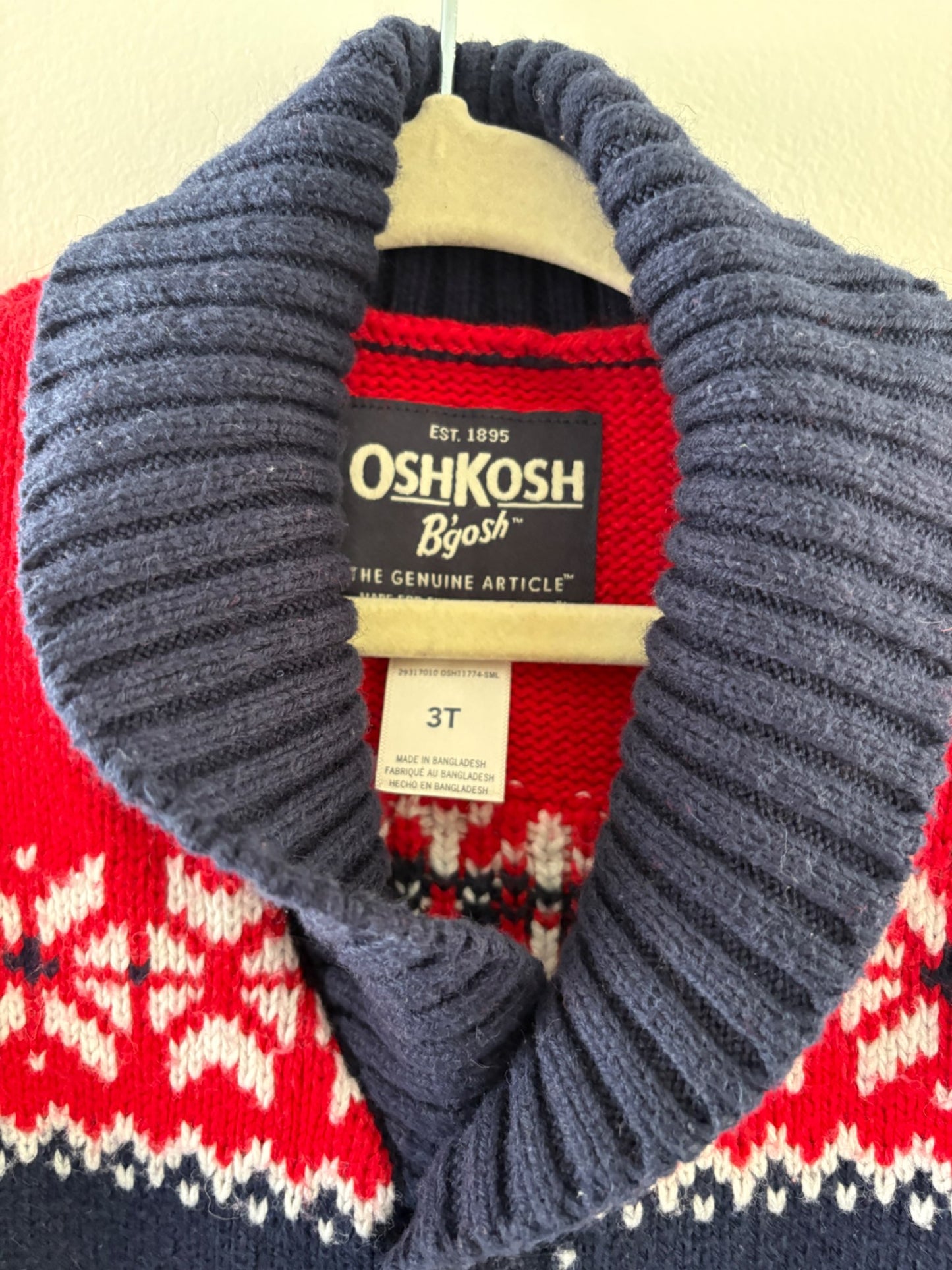 Winter Button-up Sweater (3T), Kids 3T