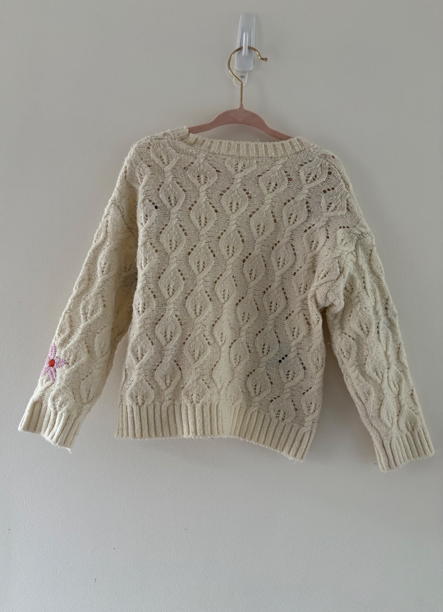 Zara Floral Knit Sweater (3-4T) , Kids 3T