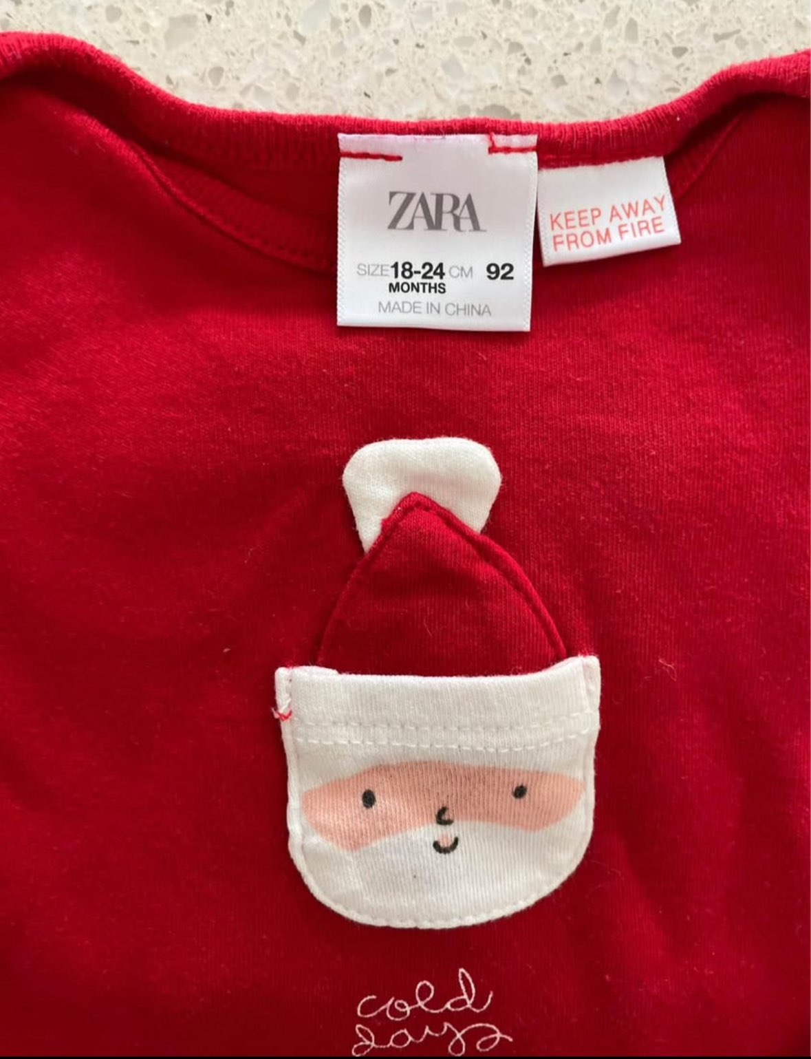 Christmas Long-Sleeve Diaper Shirt Onesie Set , Kids 24 Month (18-24M)