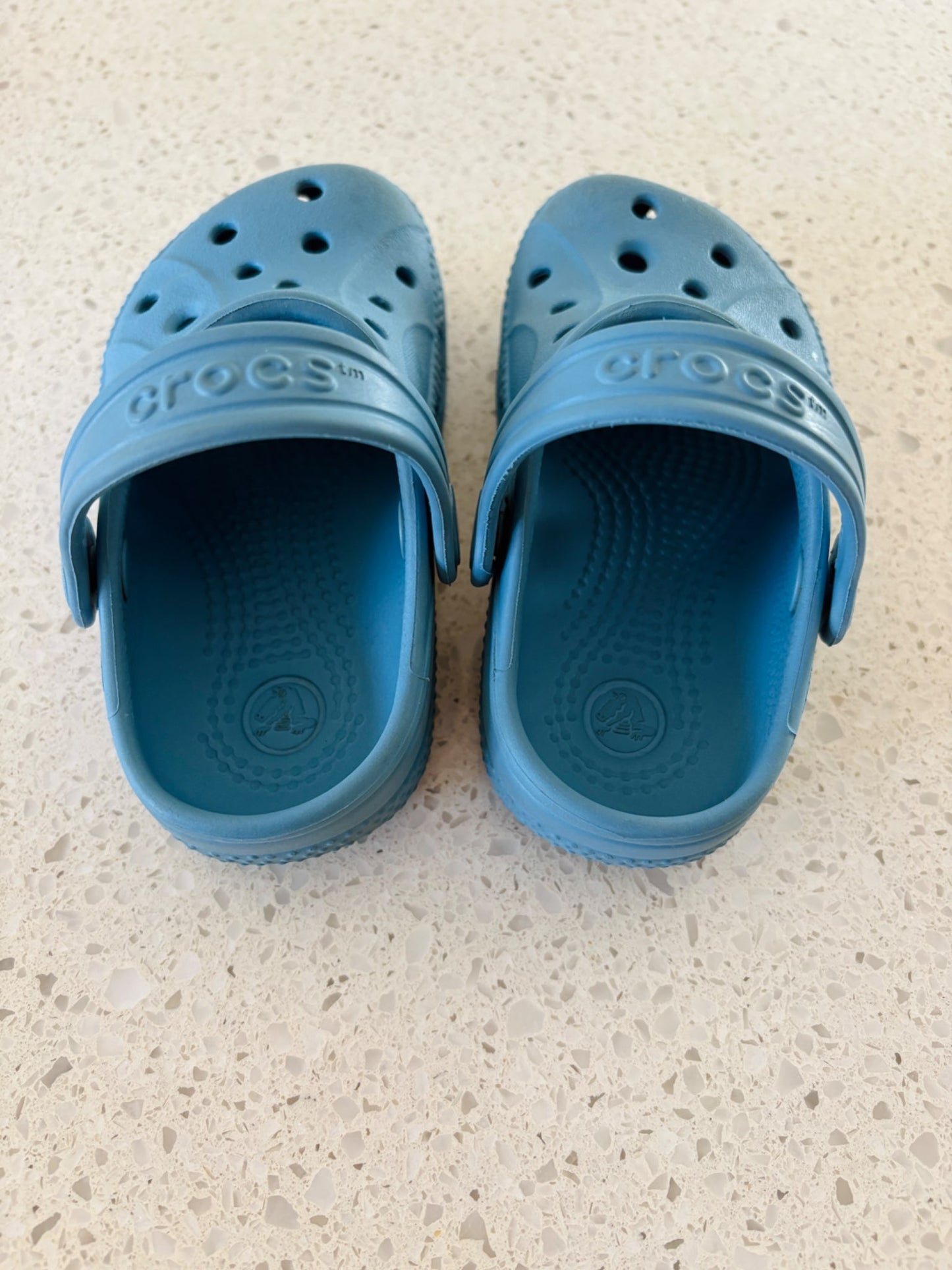 Blue Crocs Size 6-7 , Shoes 6 (Walkers:12-24 mth)