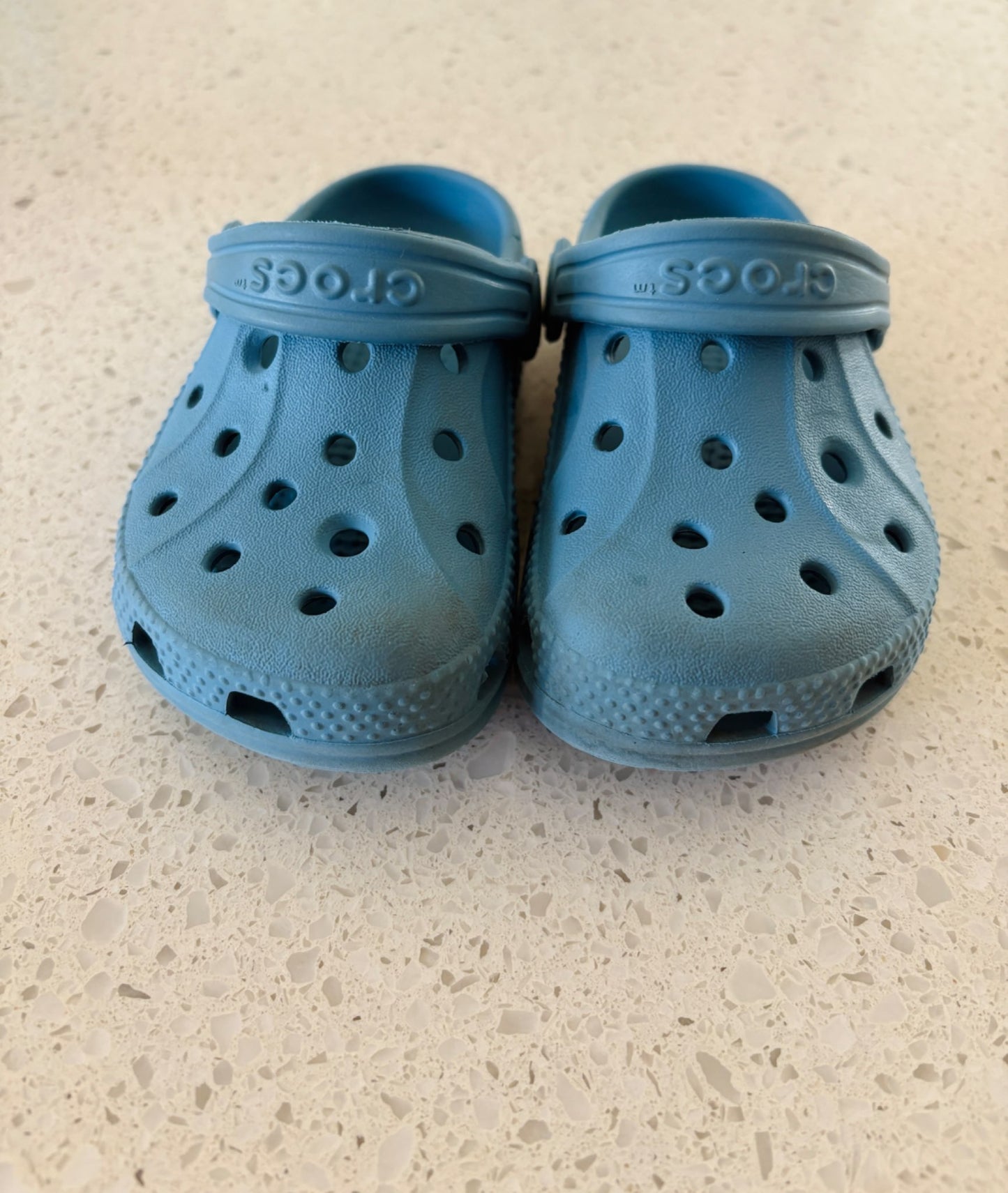 Blue Crocs Size 6-7 , Shoes 6 (Walkers:12-24 mth)