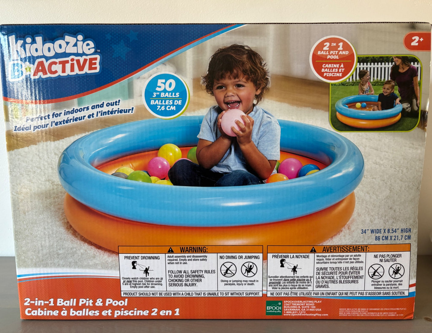 *NEW* 2 in 1 Ball Pit & Pool MSRP$89.99