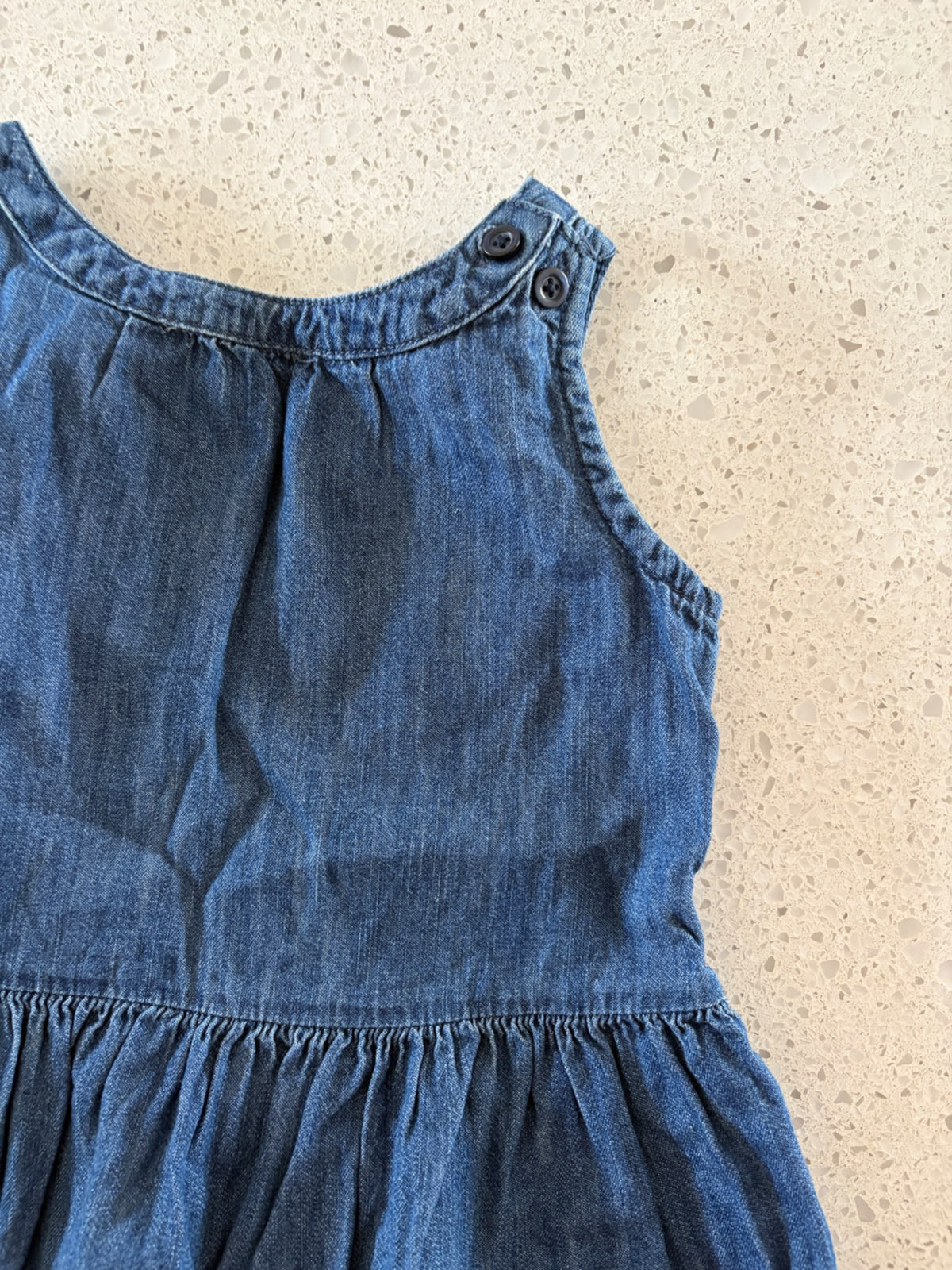 Denim Dress & Floral Shirt Bundle (Gap& H&M) , Kids 24 Month (18-24M)