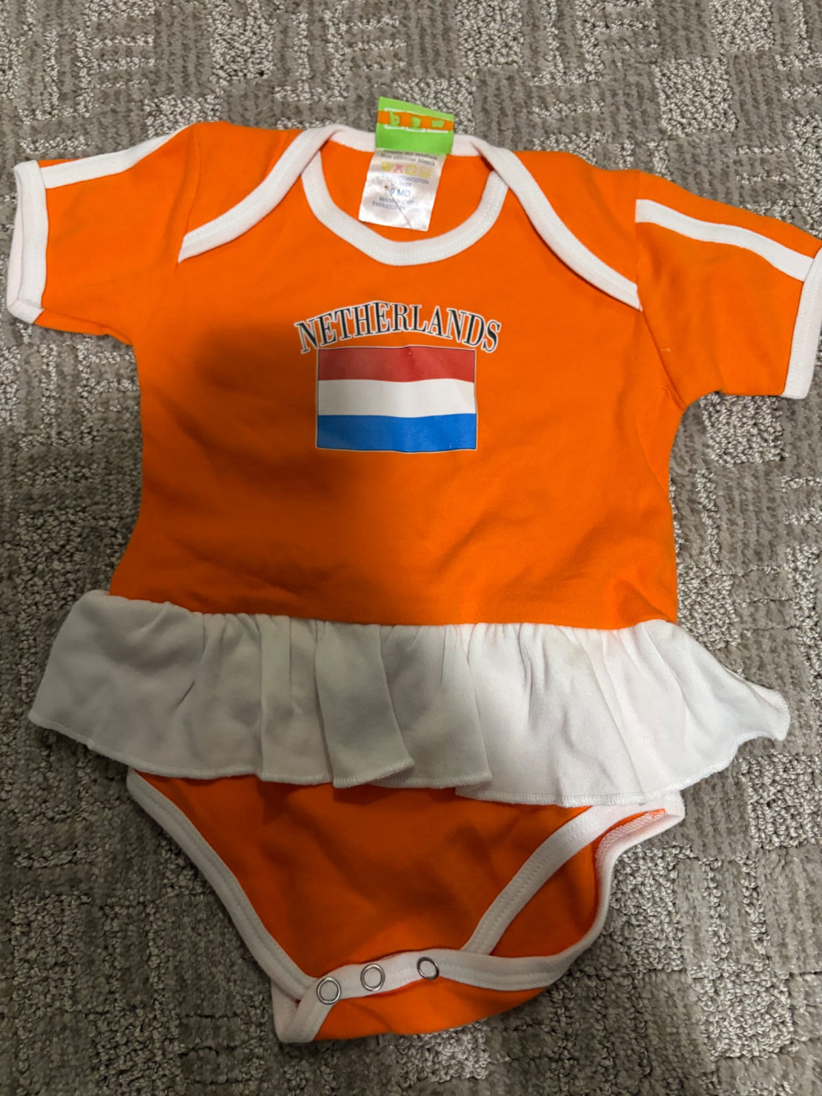 Netherlands onesie , Kids 9 Month (6-9M)